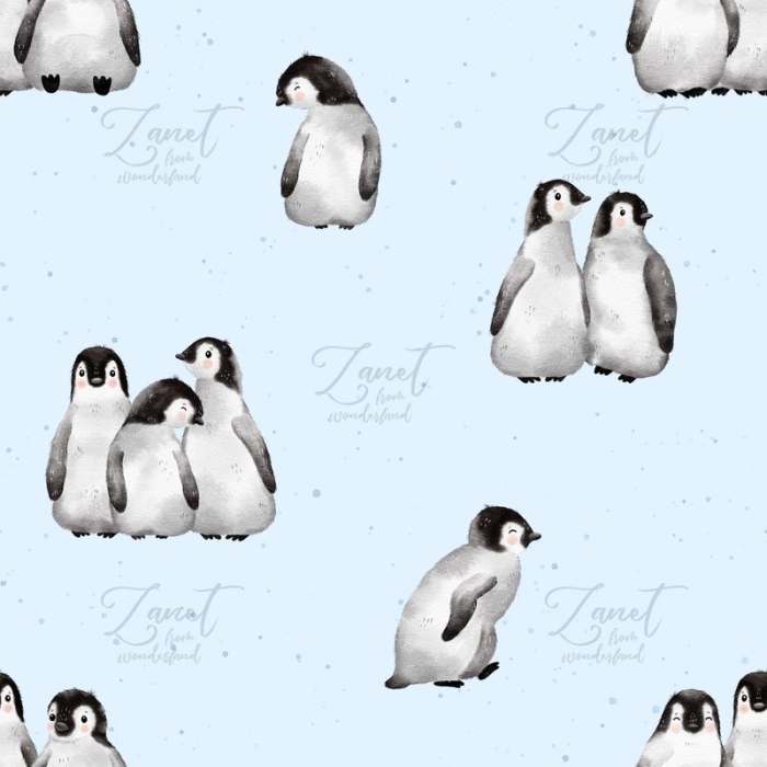 Cute penguins - 2 versions